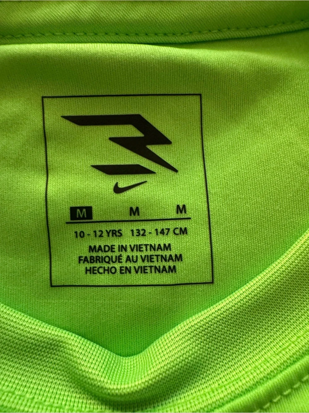 Nike Youth Neon Green Dri-FIT Graphic Training Tee